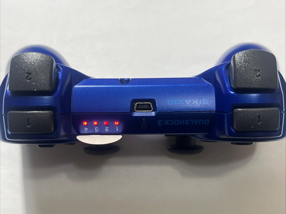 Sony PS3 DualShock 3 Wireless Controller – Blue OEM Original Tested