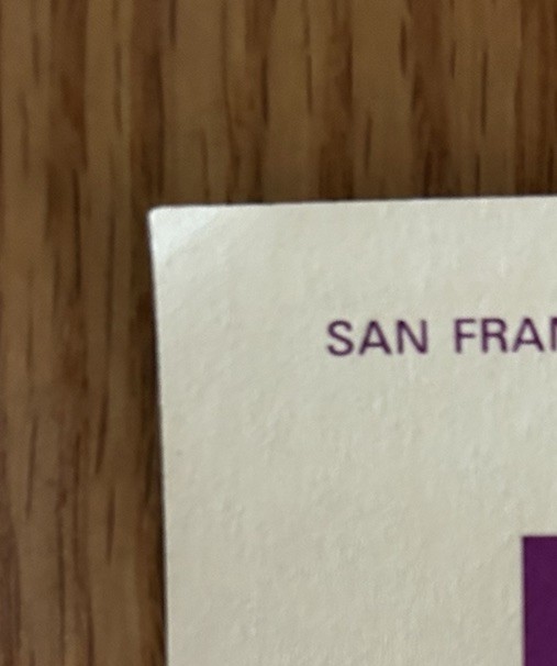 Oracle poster 1992 Haight Ashbury San Francisco Event Cohen Griffin rare Not LSD