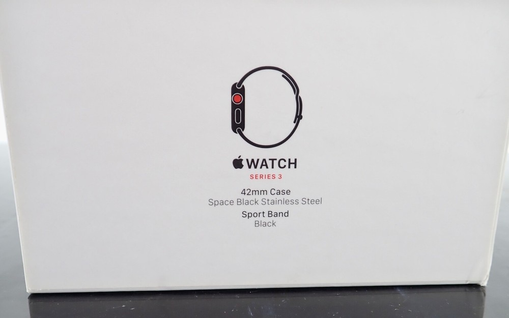 Empty Apple Watch Box Series 3 42 MM Case Space BOX ONLY