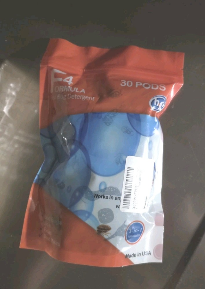 Formula 4 Bed Bug Detergent Pods 30 Pods
