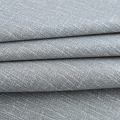 Rectangle Vinyl Tablecloth with Flannel 72" x 30" (Rectangular) Light Grey