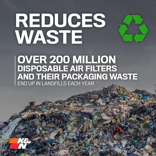 High-Flow Original Lifetime Engine Air Filter: Increase Power: Premium,