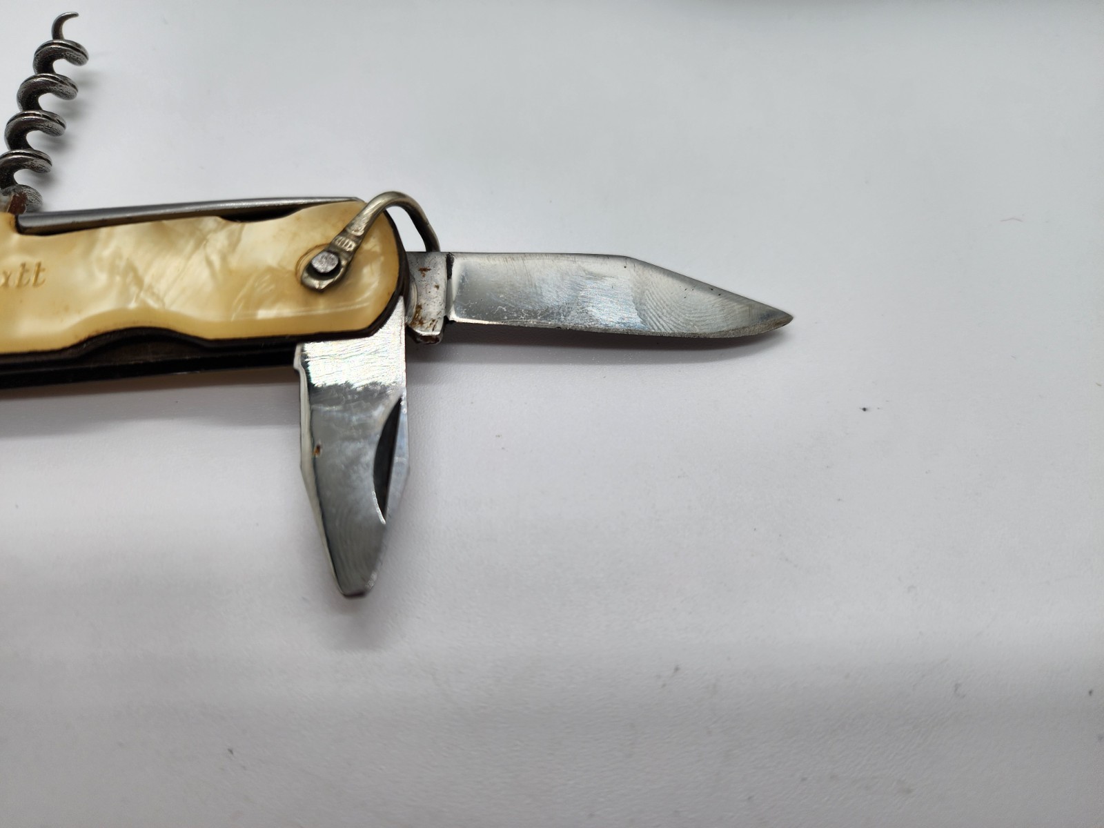 Victorinox INOX Swiss Army Cracked Ice Pocket Knife Multi Tool- Zermatt- 6 BLADE