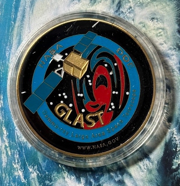 GLAST  LSP LAUNCH SERVICES PROGRAM 2008 NASA CHALLENGE COIN