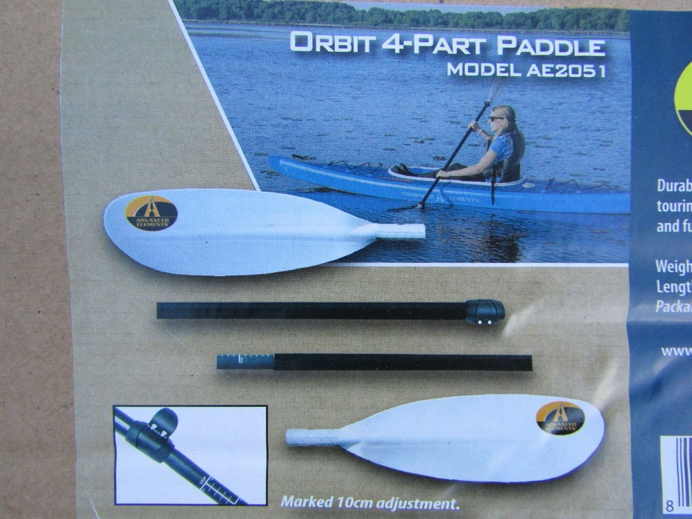 Advanced Elements Orbit 4-Part Paddle AE2051 225cm-230cm