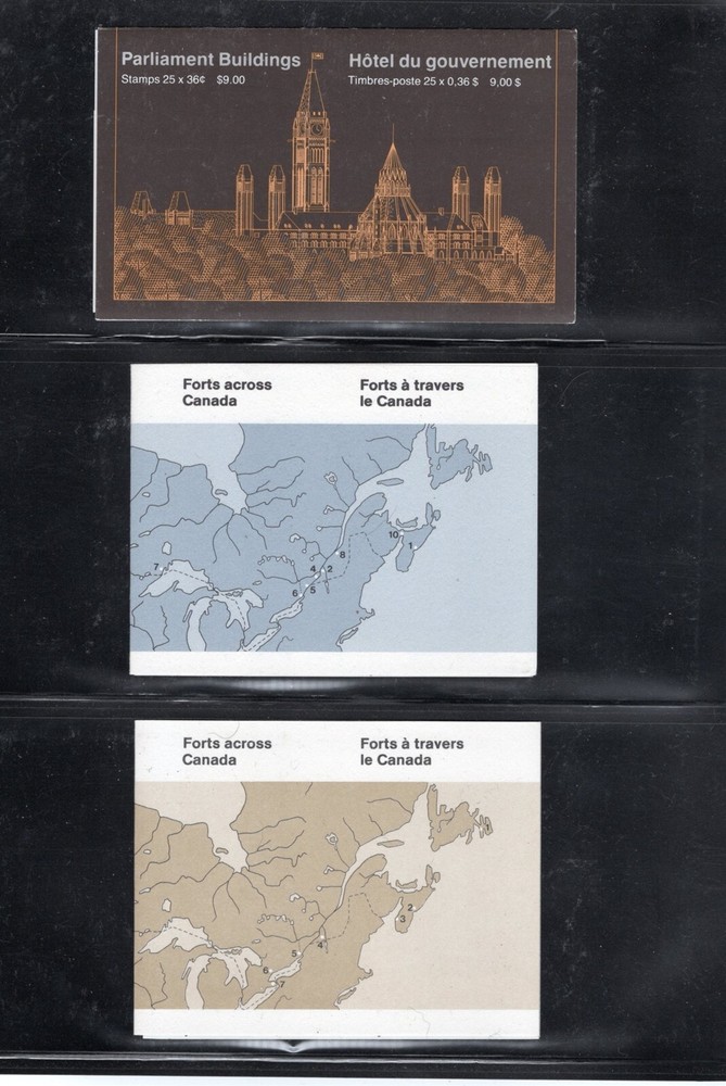 CANADA MINT NH STAMP COLLECTION COMPLETE BOOKLETS #1