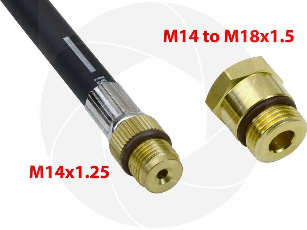 M14 & M18 Compression PSI Tester Gauge Set Engine Diagnostic Cylinder Spark Plug