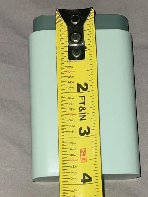 Essentials Pill Box - sliding hard plastic - light green