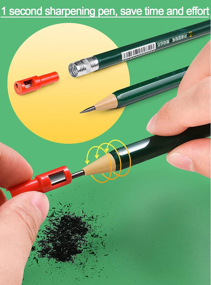 85 Pcs Solid Carpenter Pencil Set Includes 5 Construction Pencils Deep Hole Wood