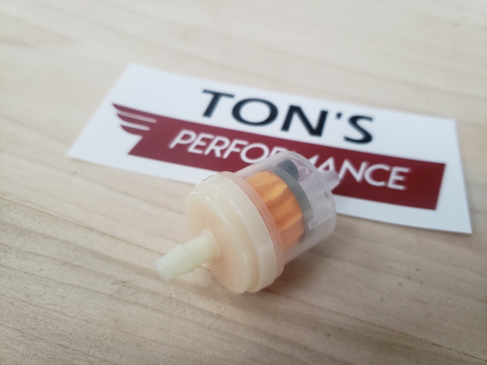 5 pack Motorcycle Gas Inline Fuel Filter Petrol Magnetic Pipes Lines 1/4" Tube