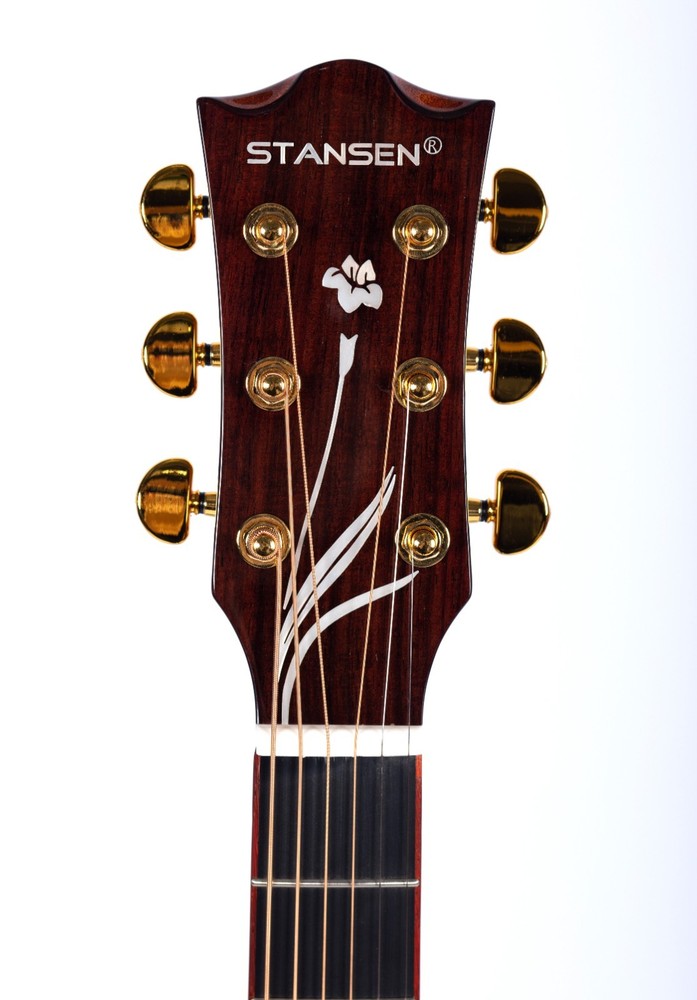 STANSEN T-920C high-quality acoustic guitar, solid spruce top