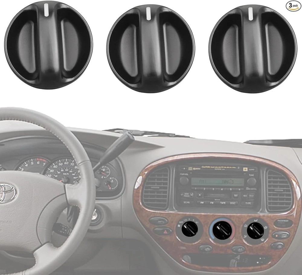 Climate Control Knob Compatible with Tundra 2000 2001 2002 2003 2004 2005 200