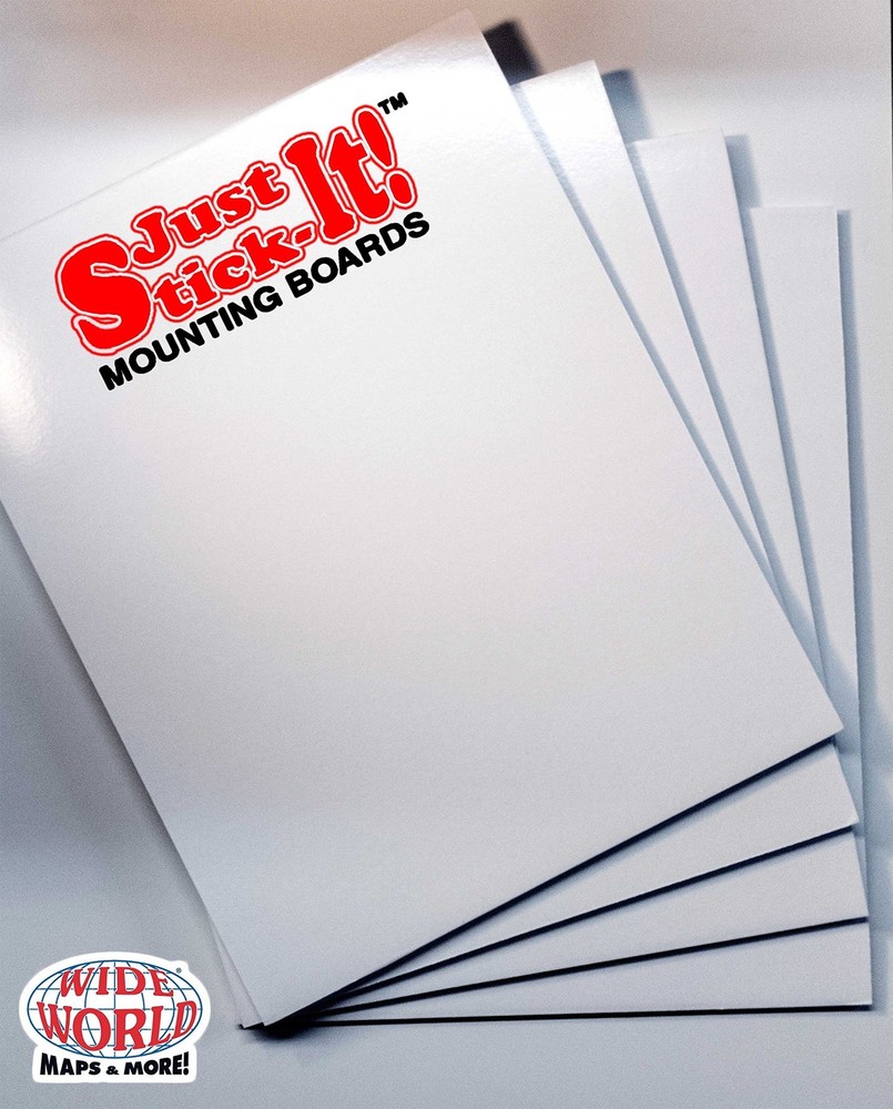 Just Stick-It! Mounting Boards: 8½" × 11" Four Piece Set