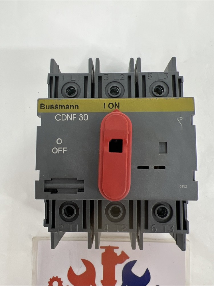 Bussmann CDNF30 General Purpose Disconnect Switch, 30A, 600VAC, 3 Phase