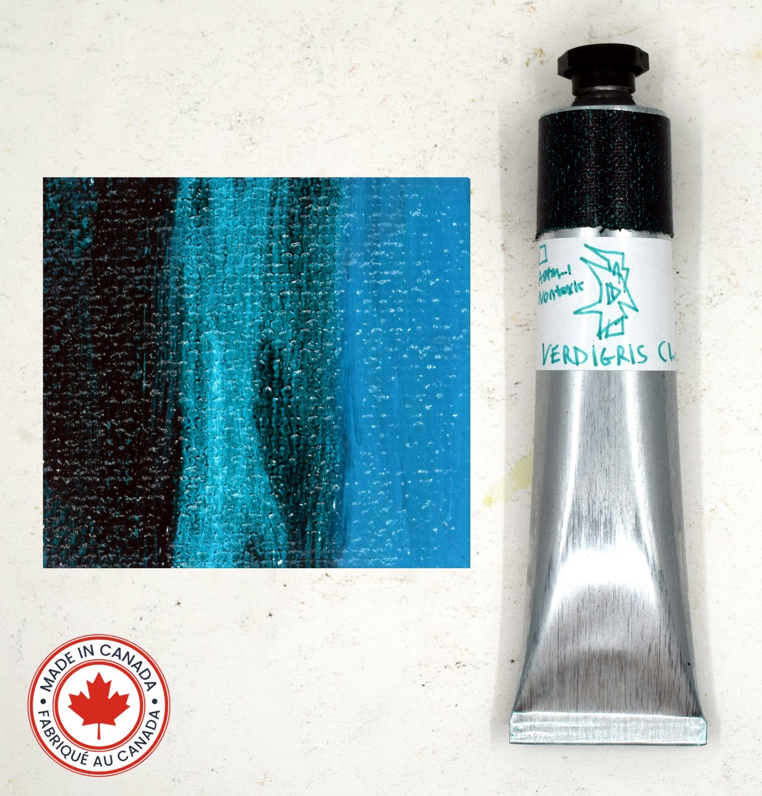 Verdigris (Hue) - Handmade Oil Paint - 50ml - LIMITED EDITION!