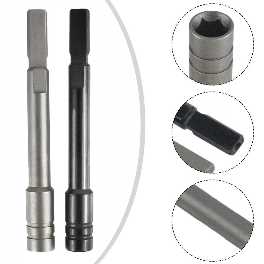 For Multi Tool Bit Extender 2pcs 1/4 Hex Bits Adapter for Tight Spaces