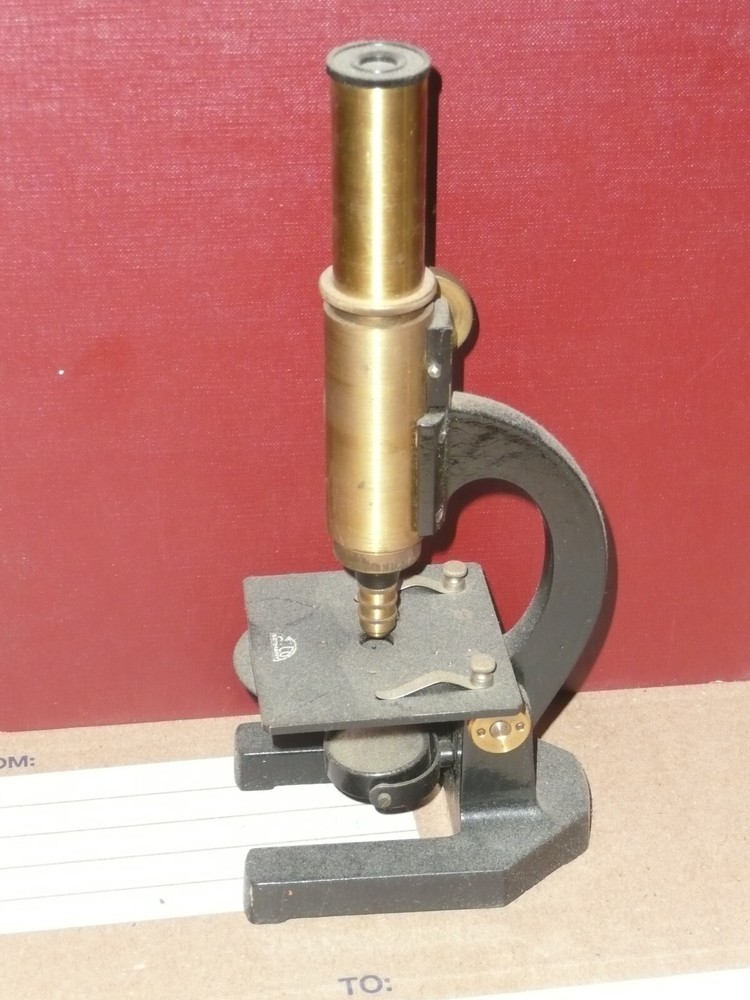 Brass Microscope with box