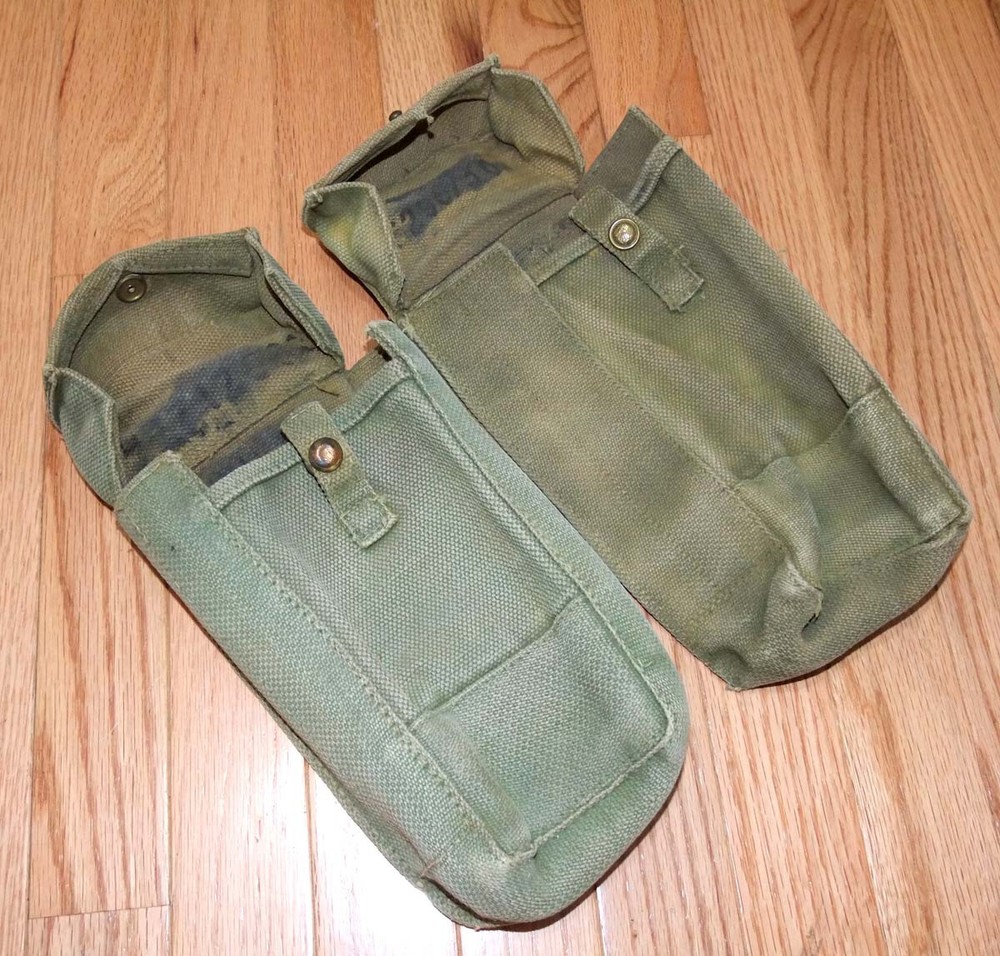 Original WWII British P37 Basic Pouch, Mk III  - PAIR