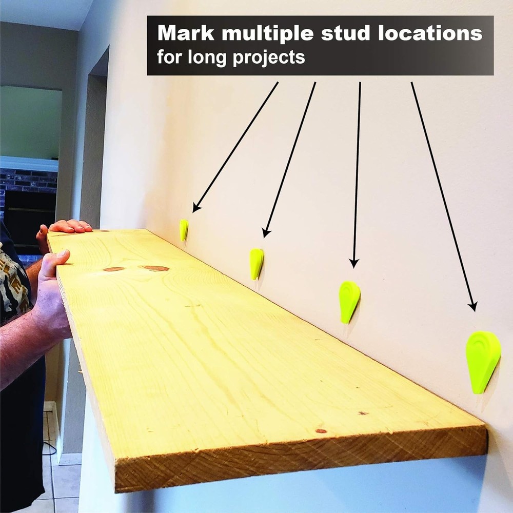 Compact 6-Piece StudMark Replacement Markers - Effortless Stud Location Tracking