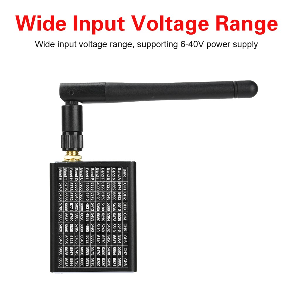 DC6-40V RC5896S Receiver 5.8GHz Video Receiver Compatible 5.8G Image Transmitter