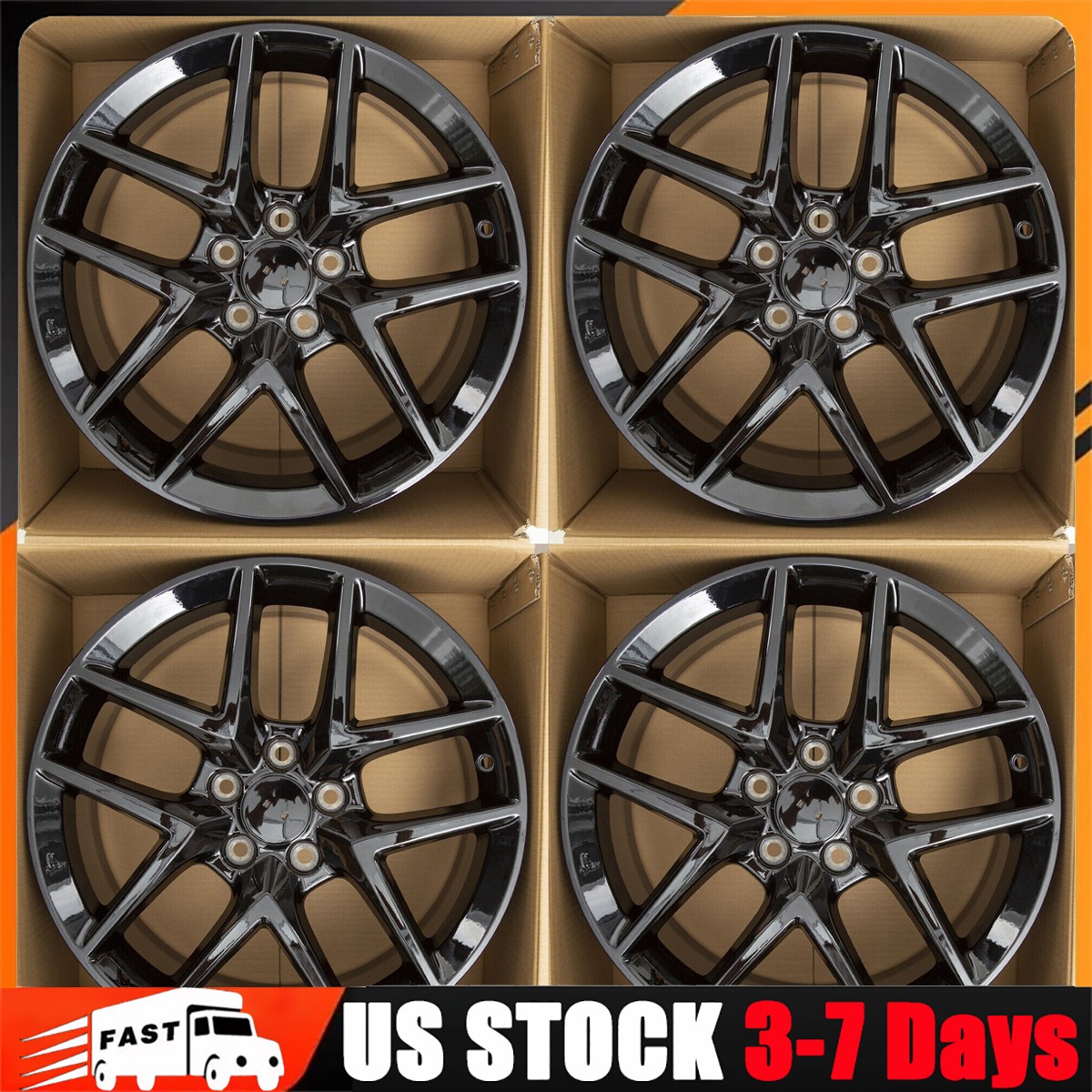 Set of 4 New 18'' Replacement Wheel Rim For Honda Civic 2016-2024 OEM QUALITY US