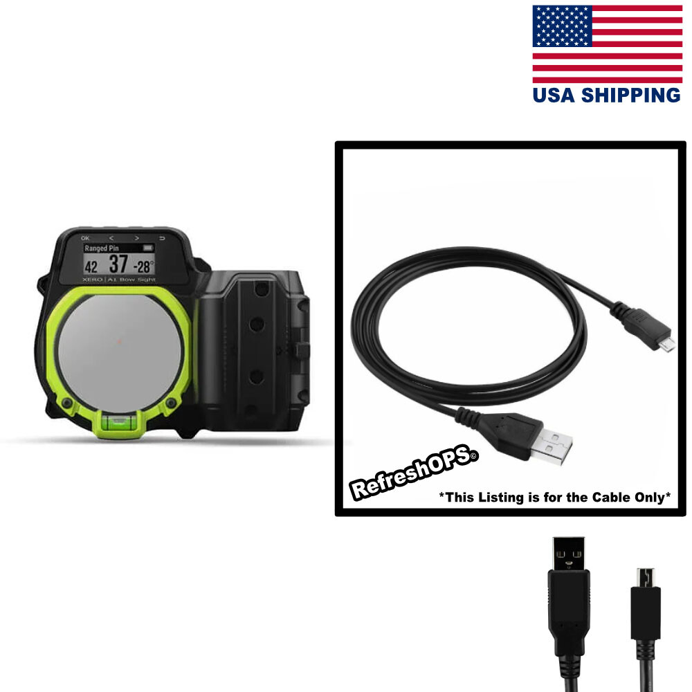 Garmin Xero A1 Bow Auto Ranging Digital USB Cable Transfer Cord Replacement
