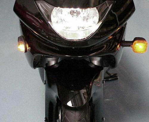 Yamaha FZR600 YZF600 FZR YZF 600 R3 R6 R1 BLACK/SMOKE Flush Mount Turn Signals