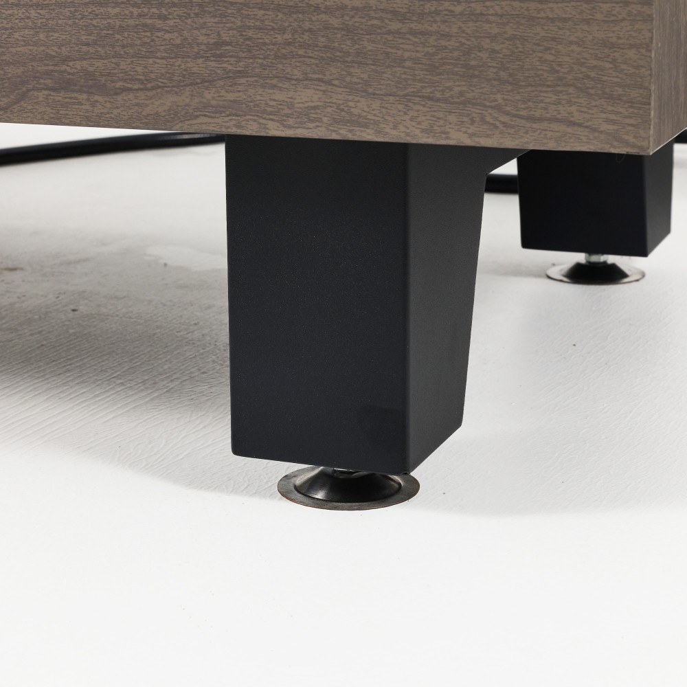 54" Rectangular Propane Fire Pit Table 50K BTU Low-Profile Modern Patio Heater