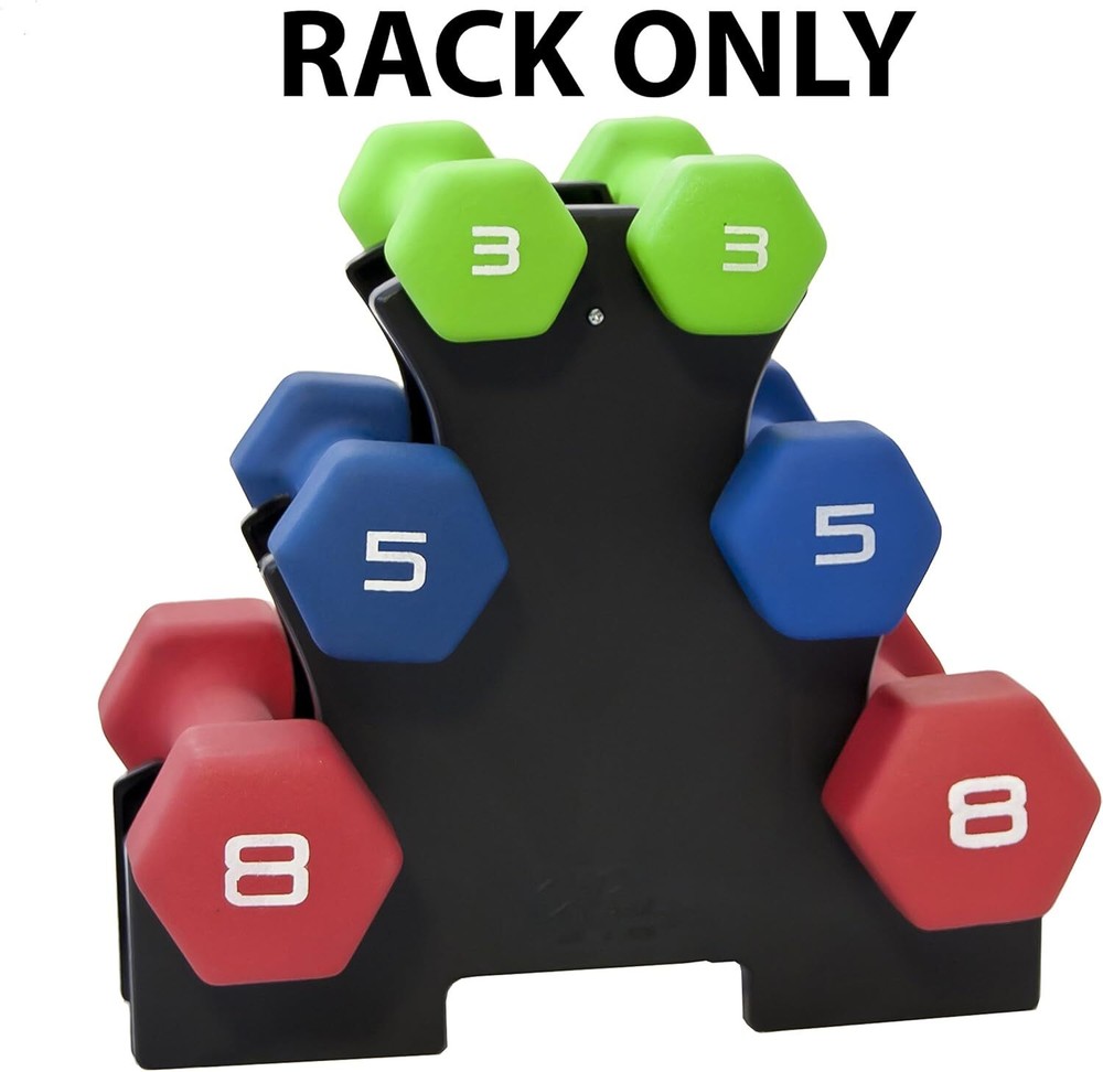 CAP Barbell SDV-0 Dumbbell Stand, Black Standard,