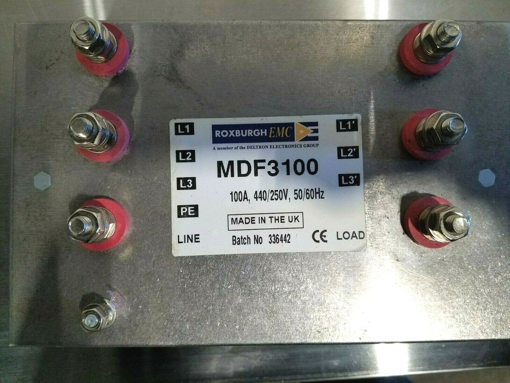 Roxburgh EMC MDF3100 Motor Drive Filter 100 AMP 3 Phase NEW!!