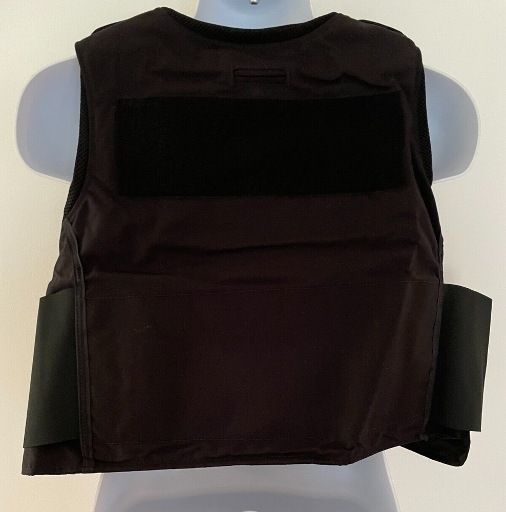 SECOND CHANCE Standard Tactical Clean Armor Carrier Side Open Large SHORT Black
