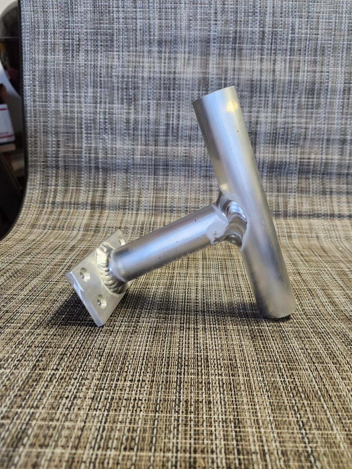 Aluminum Shallow Water Anchor Mount Bracket 1" 1.25" Straight Angled Curved