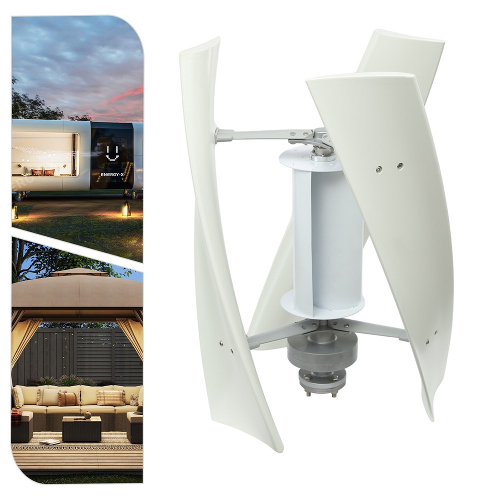 100W Vertical Wind Turbine Generator Kit for Low Wind Environments