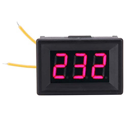 1pc LED Digital Display AC Voltmeter,70-380V Range AC Voltage Meter,2 Wire
