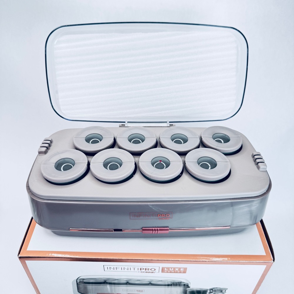 NFINITIPRO BY CONAIR Ceramic Flocked Hot Rollers, 2 inch Rollers
