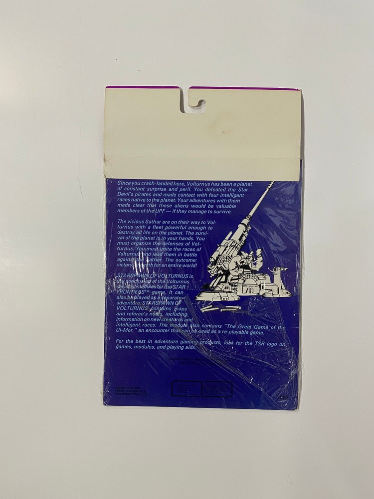 Star Frontiers Header Module Shrink is Torn