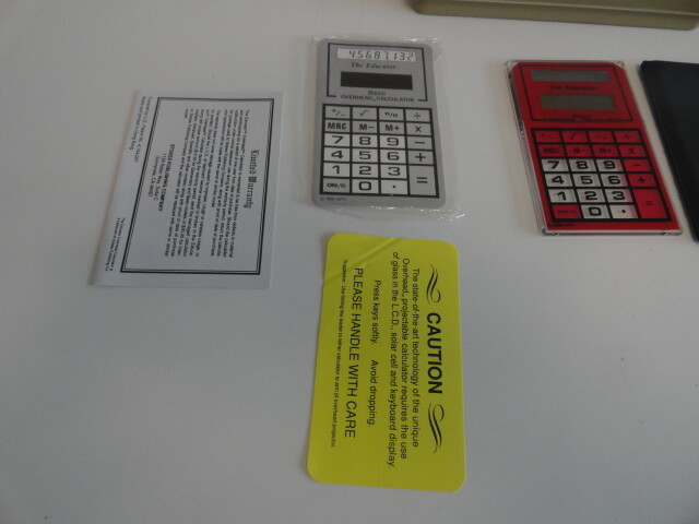 Lot of 5 The Educator Basic and Intermediate Overhead Calculator