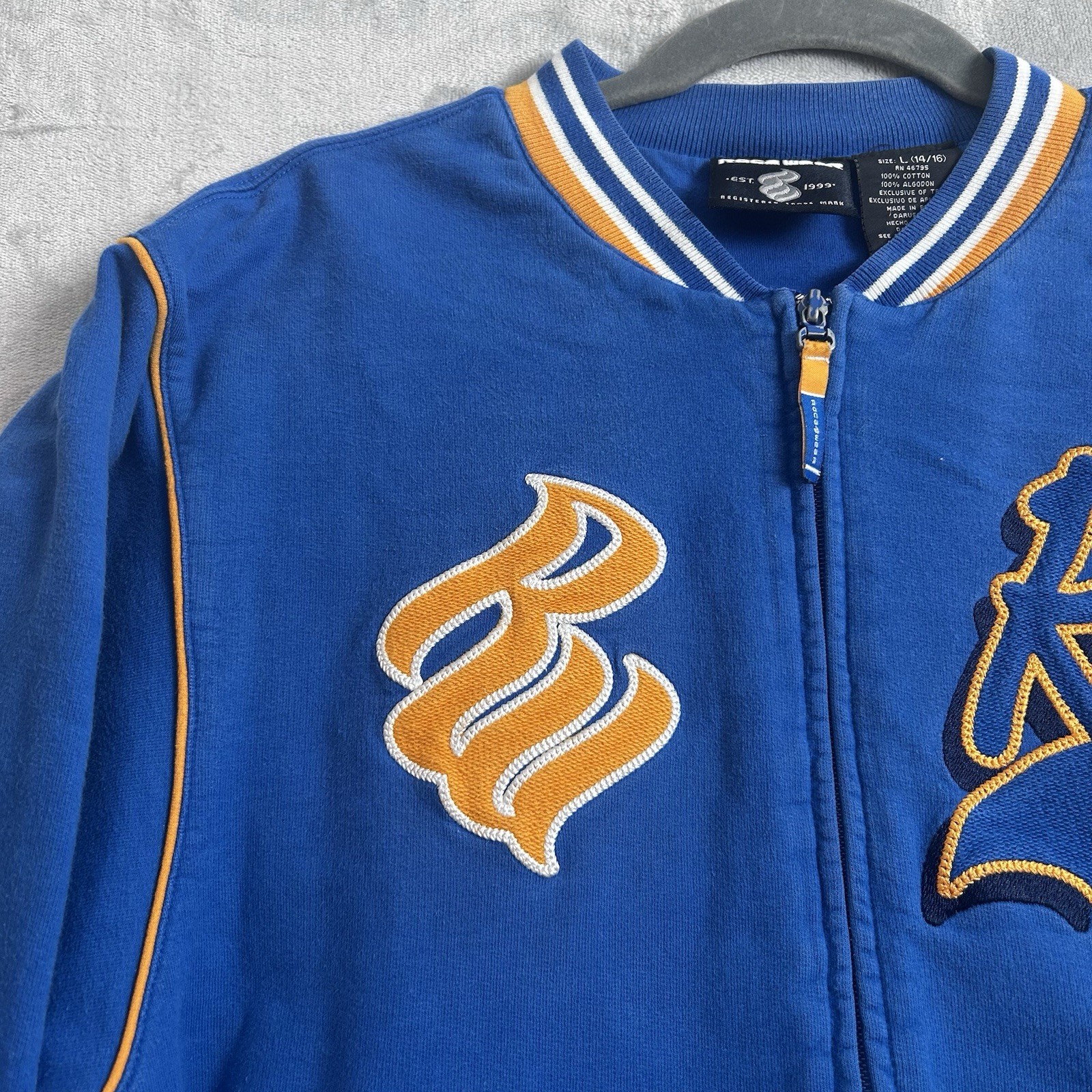 Vintage Rocawear Y2K Sweat Track Suit Set Large 14-16 Pre-Owned