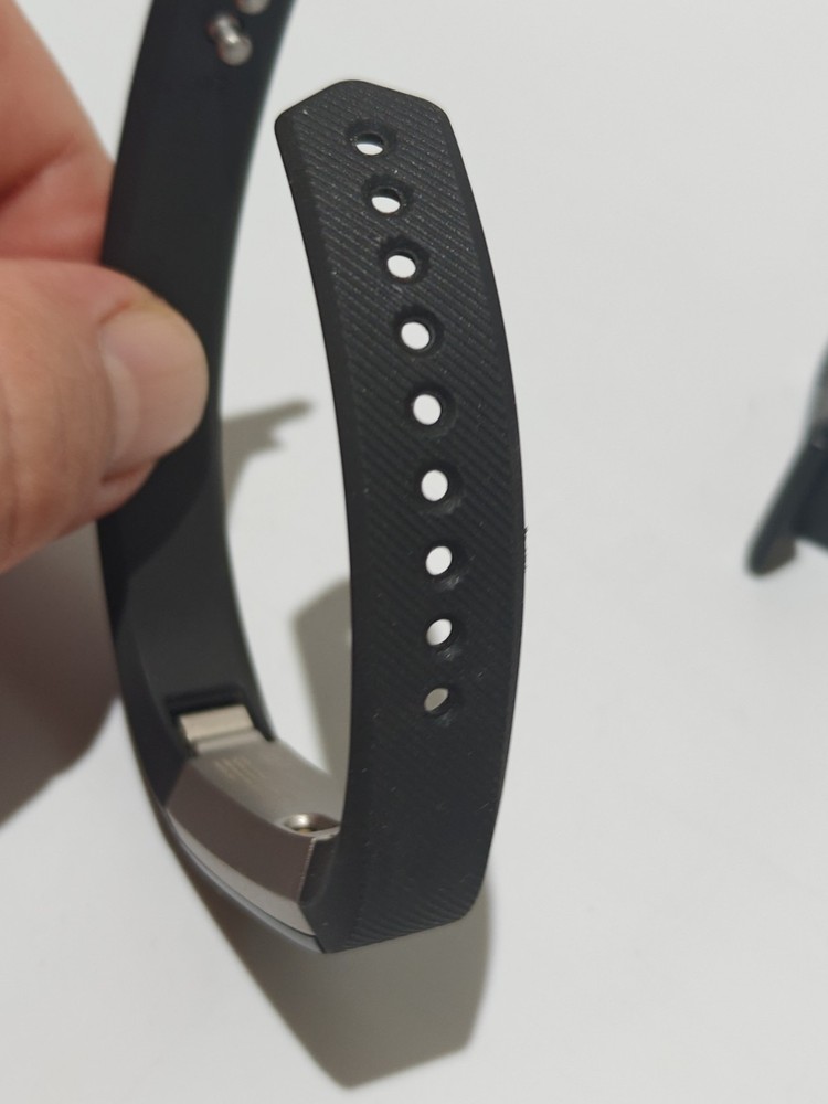 Fitbit Alta FB406 Black Gray Activity Tracker Only Needs Charger Clean Works