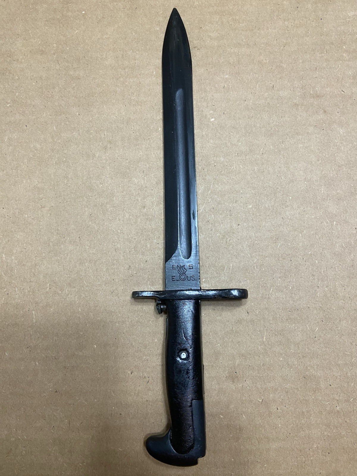 Original M1 Garand bayonet E US marked w/ E-US scabbard also fits 1903 NICE