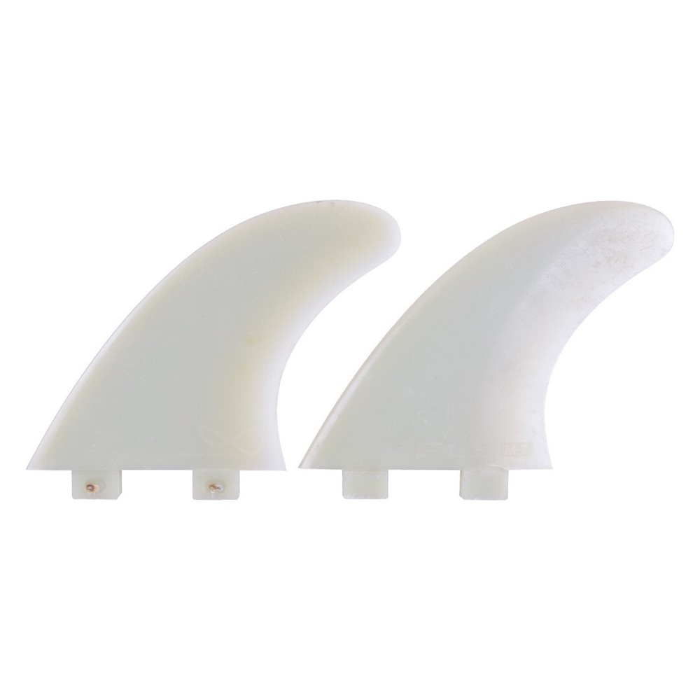 FCS M7 Natural Glass Flex Tri Fin Set