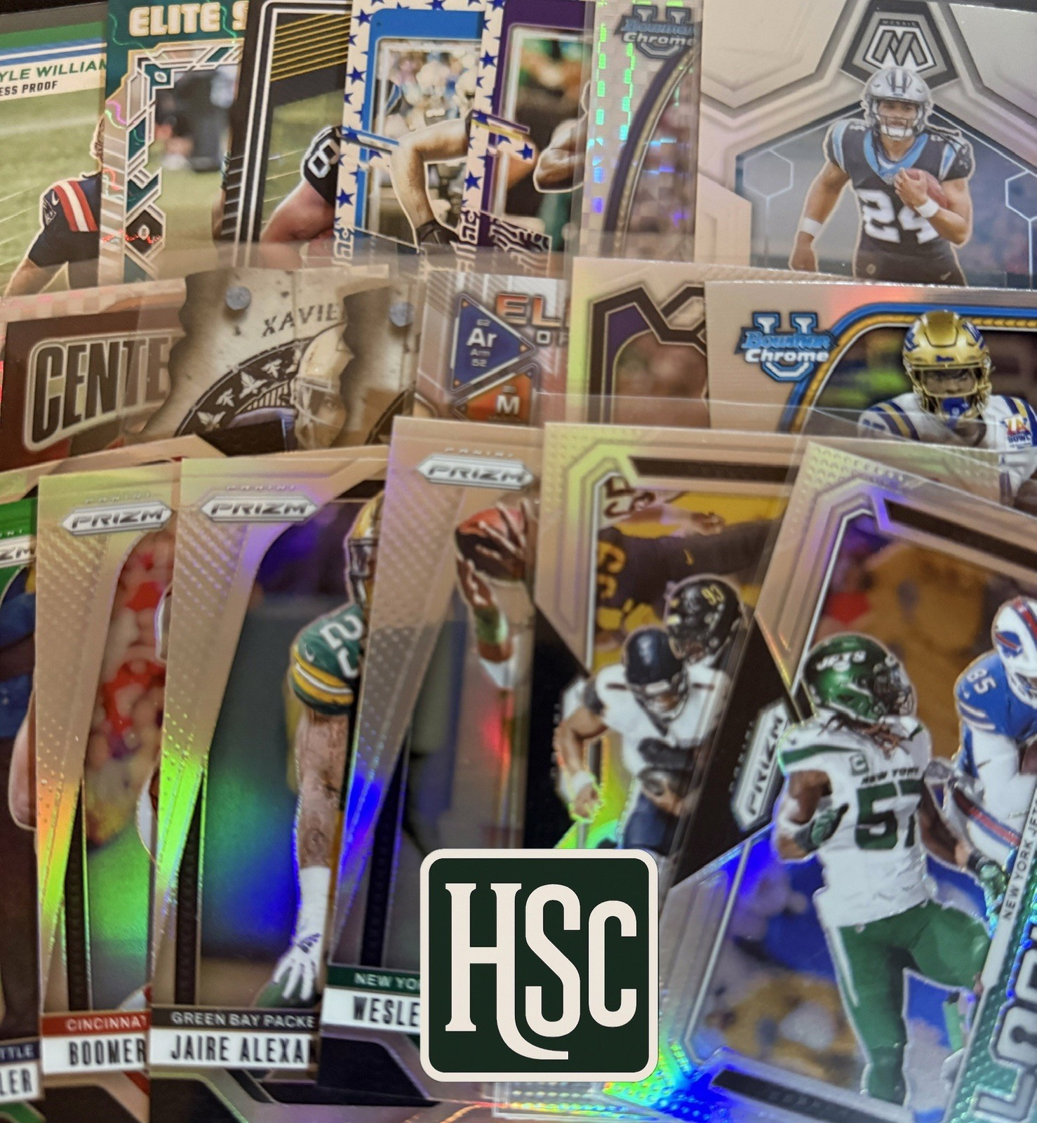 Football NFL - 80 Card Lot - Rookies, Parallels, Memorabilia, Autos, Numbered