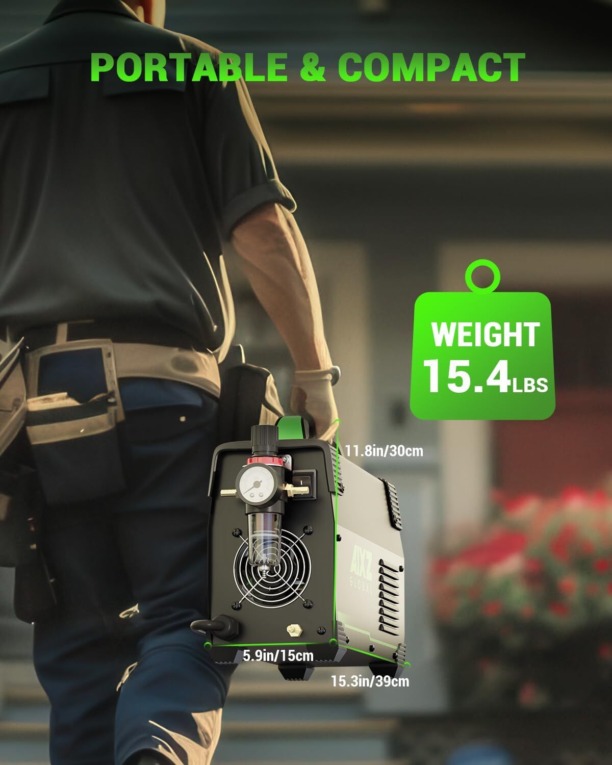 50A Plasma Cutter, AIXZ 110V 220V Non-Touch HF Pilot Arc Plasma Cutting Machine.