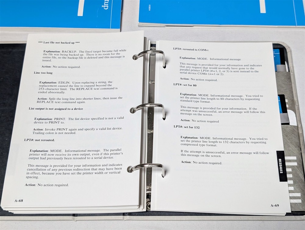 IBM Disk Operating System Version 3.10 1985: Vintage Software