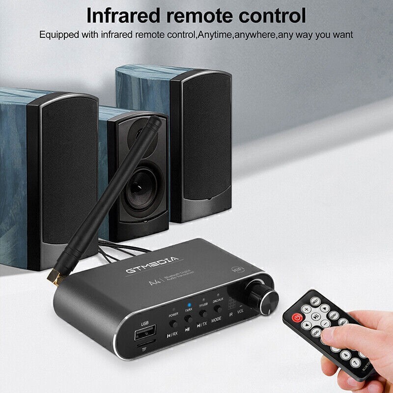 Bluetooth 5.1 Transmitter Receiver Wireless Adapter Home Car Stereos/Speakers US