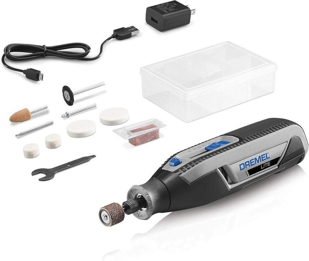 Compact 4 Volts Li-Ion Cordless Rotary Tool Variable Speed Multi-Purpose Kit US