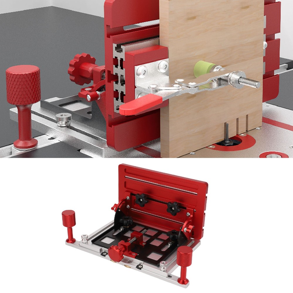 Adjustable Table Saw Vertical Push Handle Woodworking Backer Backplate Clip Kit