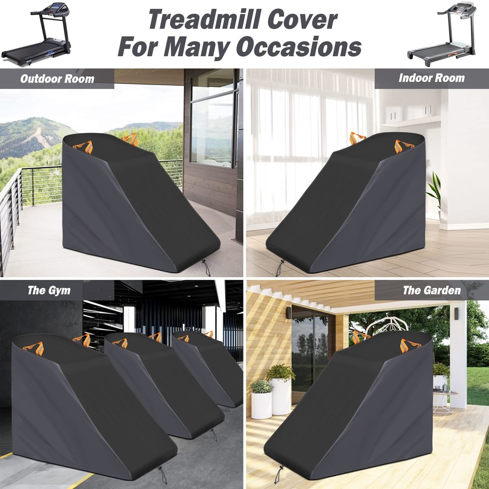 Treadmill Cover Waterproof Dustproof Running Machine Cover Exercise Workout E...