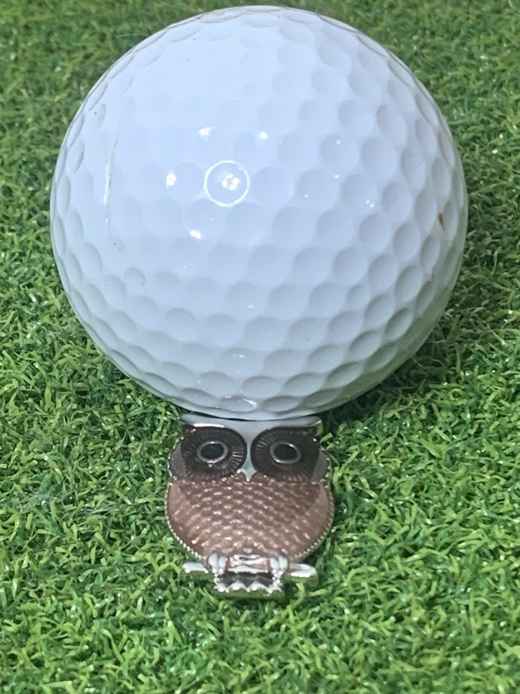 Owl Golf Ball Marker