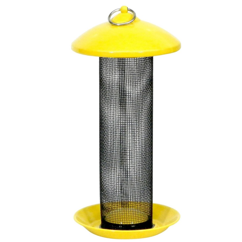 Finch Feeder, Metal ScreenThistle Seed, Yellow